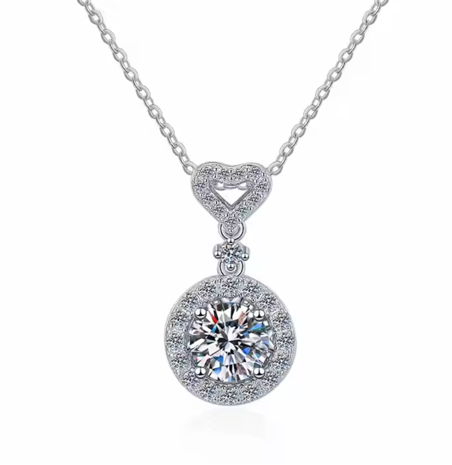 Aphoria: 2 Carat VVS1 Moissanite Pendant